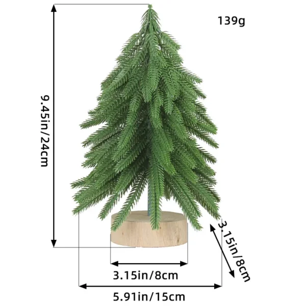 圣诞装饰品植绒圣诞小树
