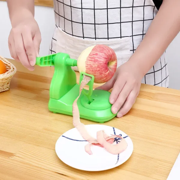 手摇式水果自动削皮器