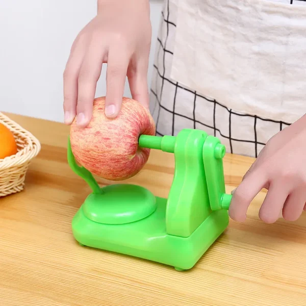 手摇式水果自动削皮器