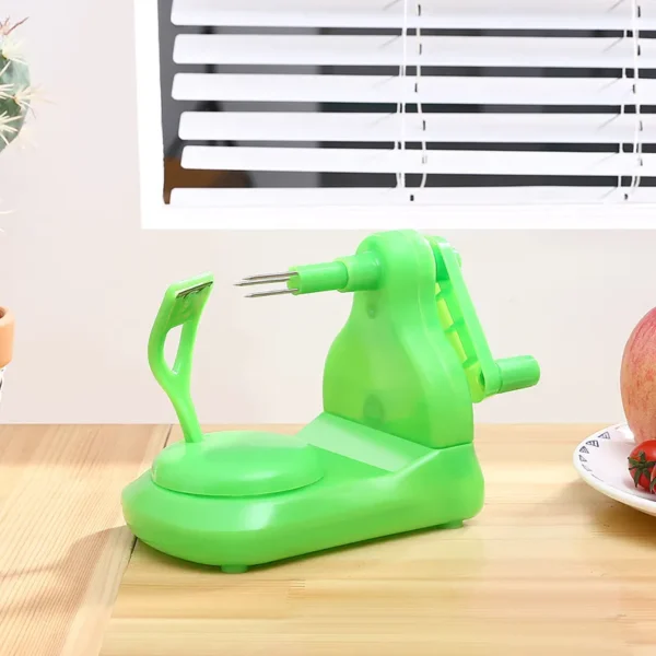 手摇式水果自动削皮器