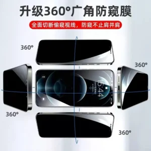 iPhone360度防窥钢化膜