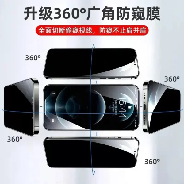 iPhone360度防窥钢化膜