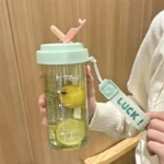 茶水分离塑料杯600ml