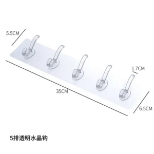 壁免打孔5连钩