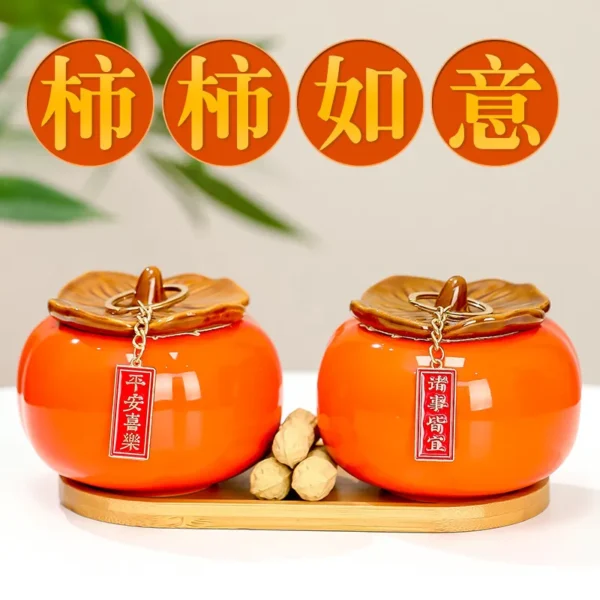 柿柿如意柿子摆件【Gift box】