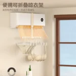 便携可折叠衣夹可挂空调衣服架