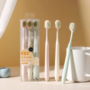 日式宽头高级软毛牙刷(3pcs Set)