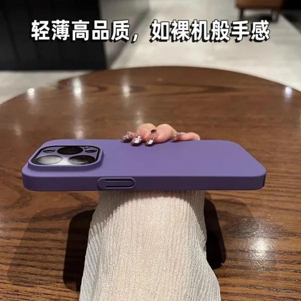 iPhone带镜头膜手机壳