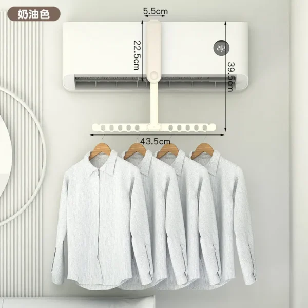 便携可折叠衣夹可挂空调衣服架