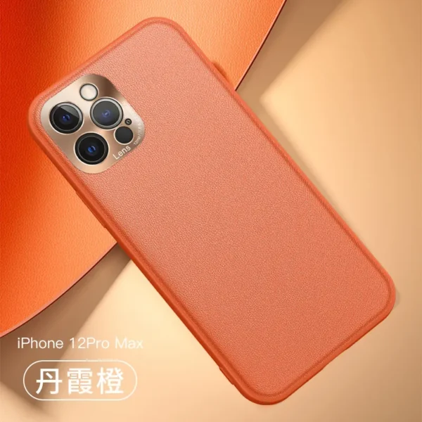 iphone金属素皮手机壳