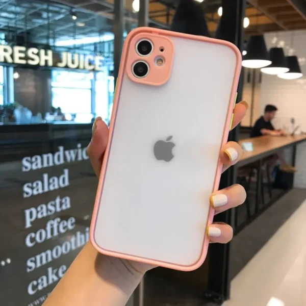iphone磨砂精孔手机壳