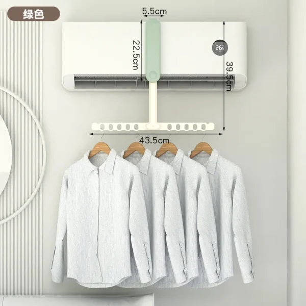 便携可折叠衣夹可挂空调衣服架