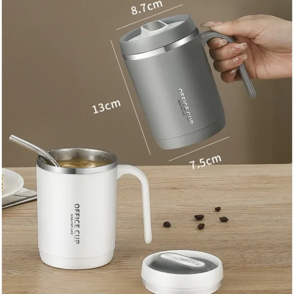 双重防烫茶杯吸管杯500ml