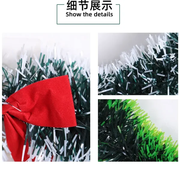 圣诞蝴蝶结花环