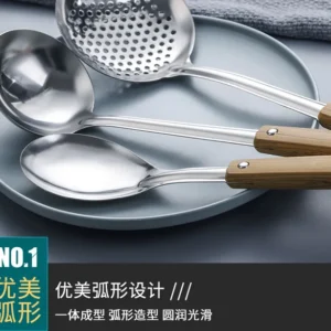 木纹柄不锈钢厨具