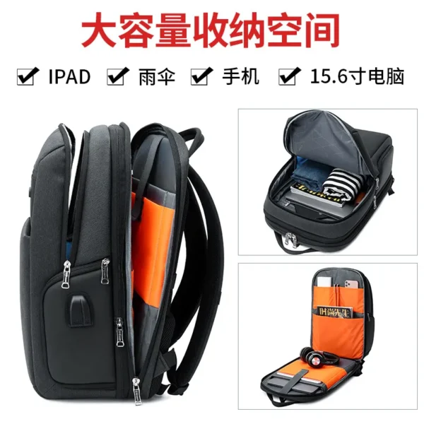 多功能男士双肩包