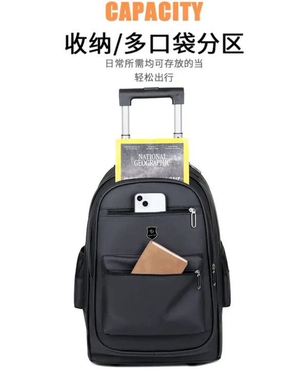 休闲拉杆书包