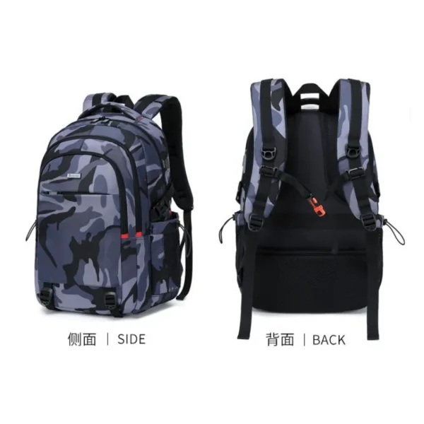 迷彩轻便减负背包