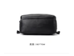 PU质感双肩包